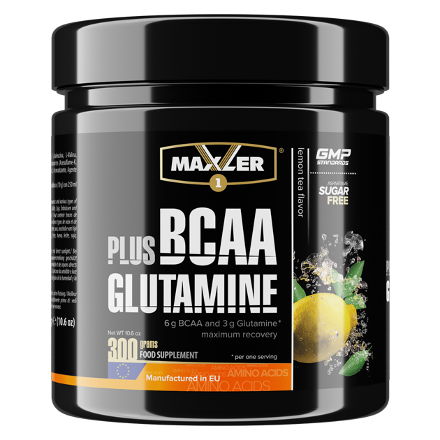 Maxler BCAA + Glutamine 300 гр - Апельсин