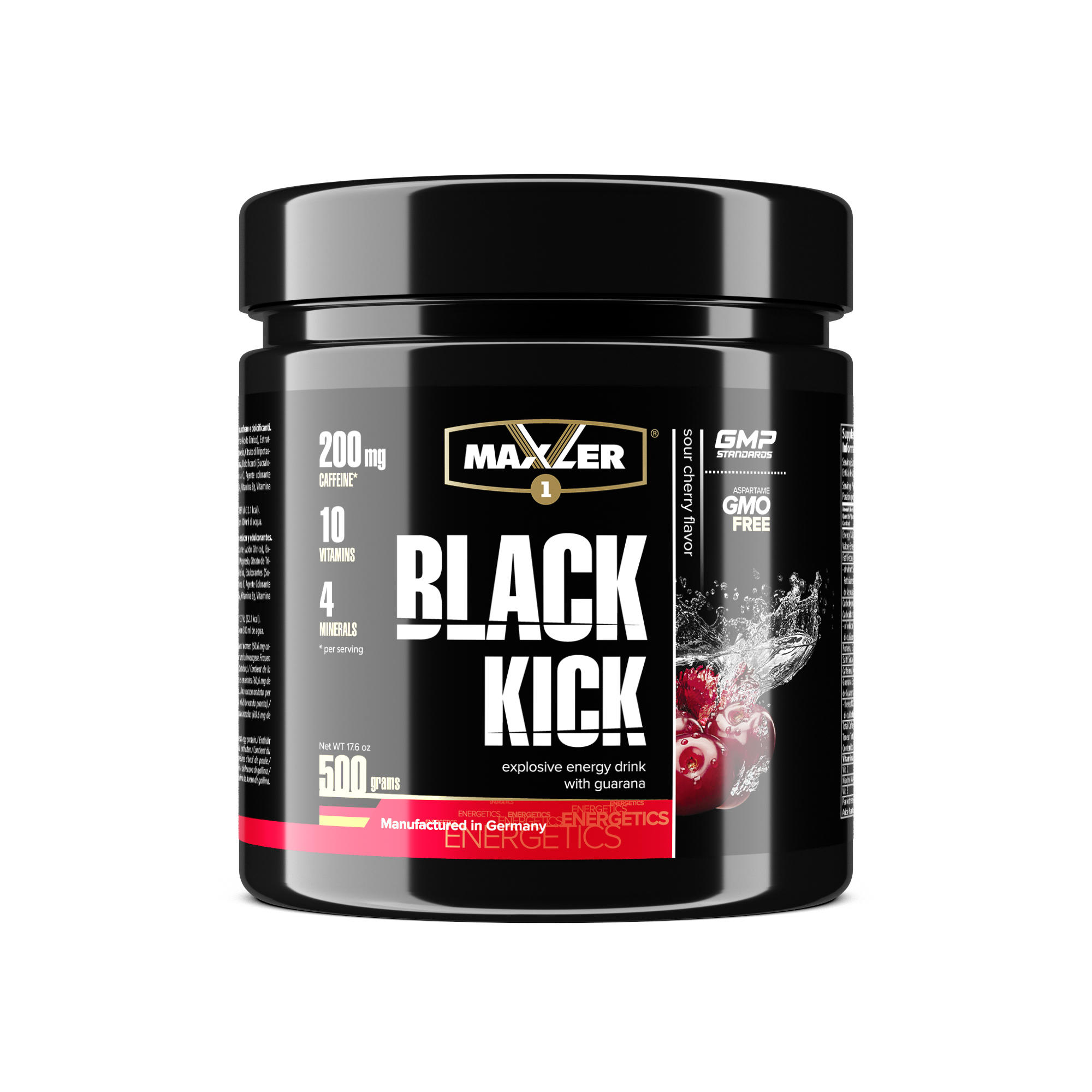 Maxler Black Kick 500 гр - Вишня