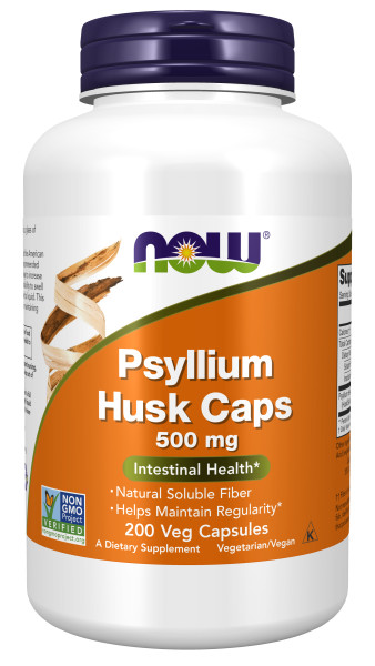 NOW Psyllium Husk Caps 500 мг 200 кап NOW Psyllium Husk Caps 500 мг 200 кап