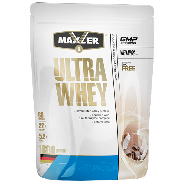 Maxler Ultra Whey 1800 гр - Латте-Маккиато
