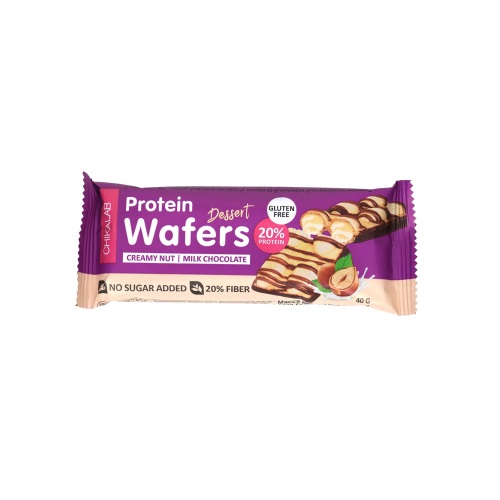 Chikalab Wafers 40 гр - Сливочно-ореховый десерт