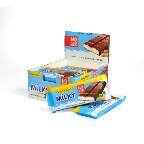 SNAQ FABRIQ Milky Chocolate 55 гр - Кешью
