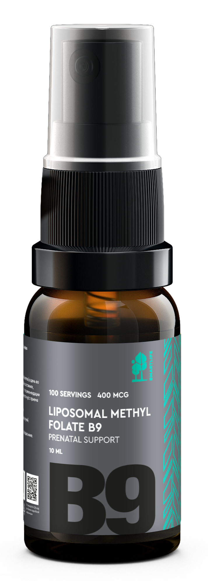 SmartLife Liposomal Methyl Folate B9 10 мл SmartLife Liposomal Methyl Folate B9 10 мл