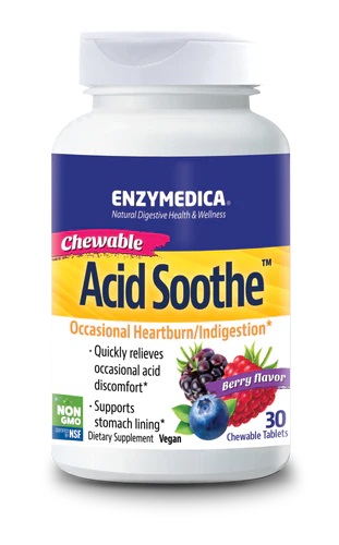 Enzymedica Acid Soothe 30 жев. таб - Ягоды