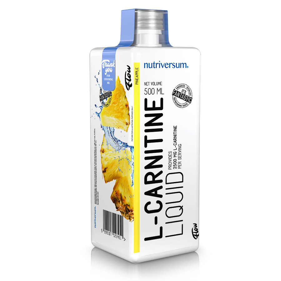 Nutriversum FLOW L-Carnitine Liquid 500 мл - Ананас